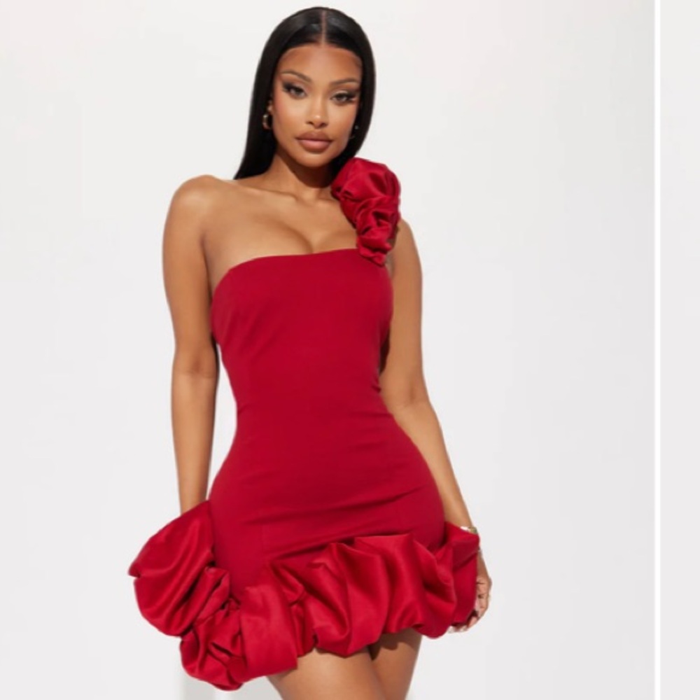 Wilma Ruffle Mini Dress